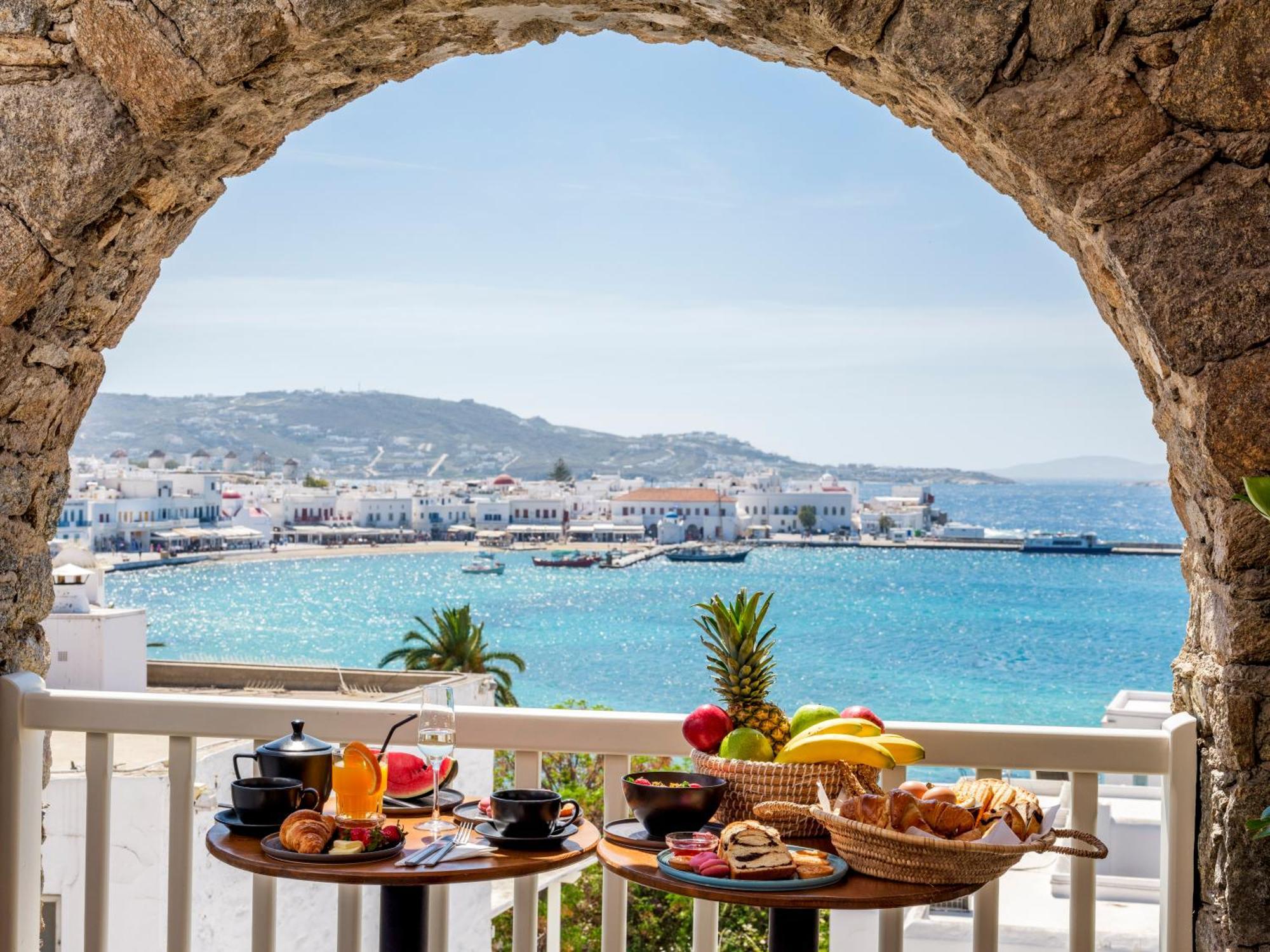 Yalos Hotel Sunset View Mykonos Town Private Rooms Exterior photo
