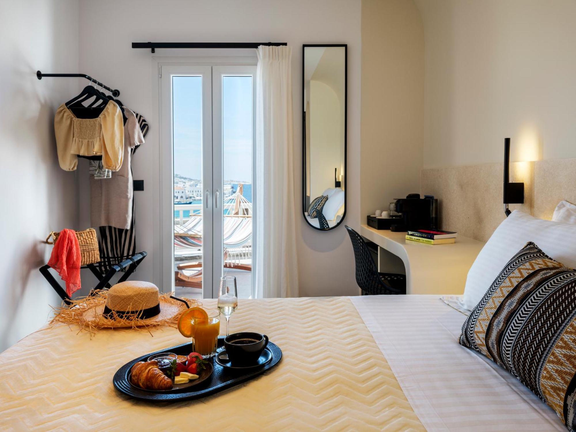 Yalos Hotel Sunset View Mykonos Town Private Rooms Exterior photo