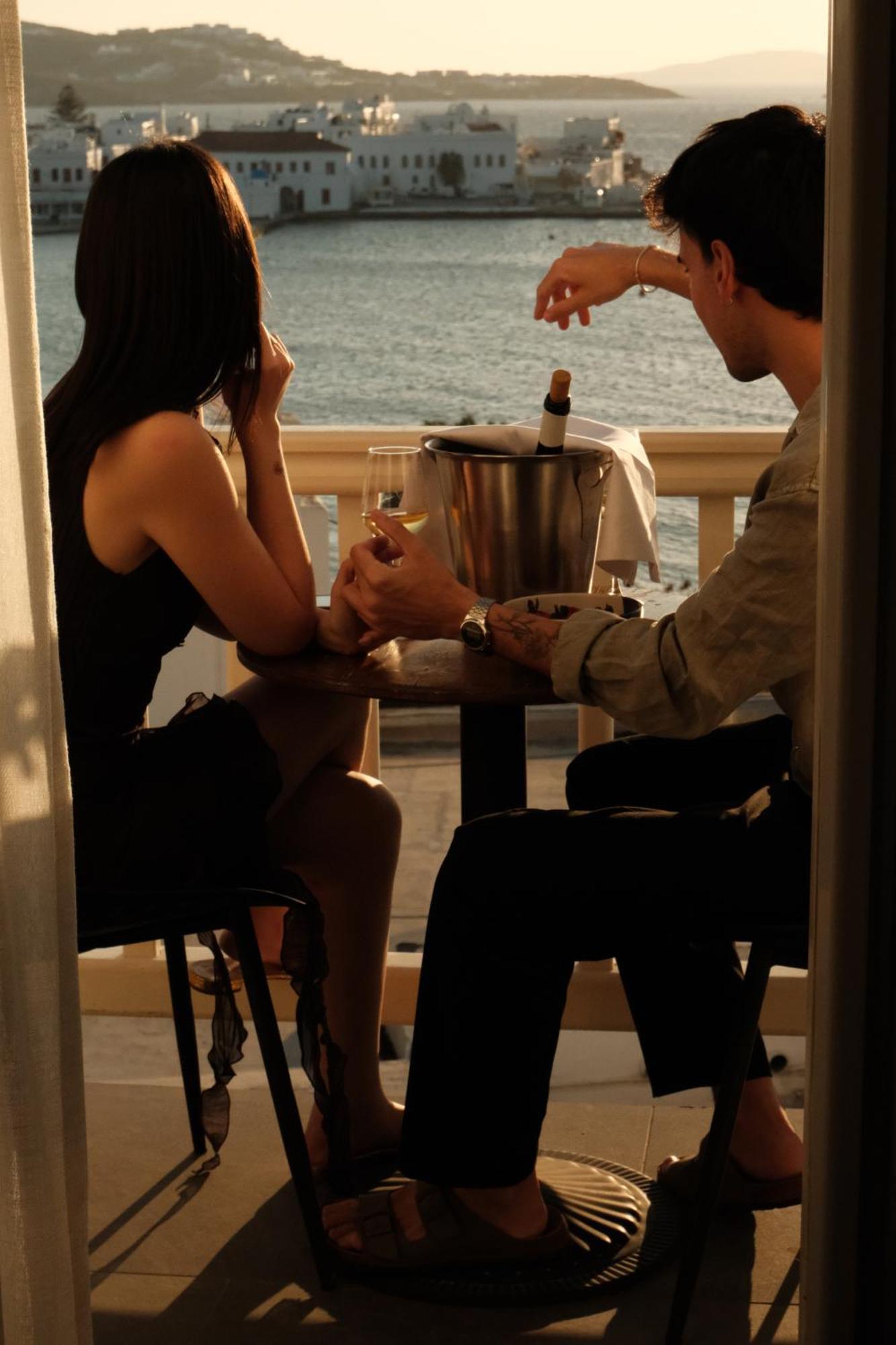 Yalos Hotel Sunset View Mykonos Town Private Rooms Exterior photo